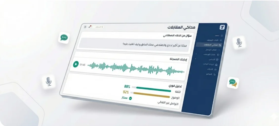 واجهة المقابلة
